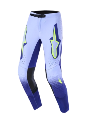 kalhoty SUPERTECH SCENZ, ALPINESTARS (fialová/žlutá fluo, vel. 34)