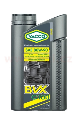 YACCO převodový olej minerální BVX C 100 80W90 1l