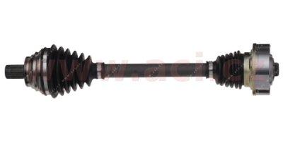 poloosa AVORD délka 520 mm, 36 drážek u kola, u převodovky 6x M8 průměr 100 mm (ŠKODA, VW) L, repasovaný originál (+vratná část 59