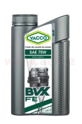 YACCO převodový olej plně syntetický BVX FE SAE 75W 1l