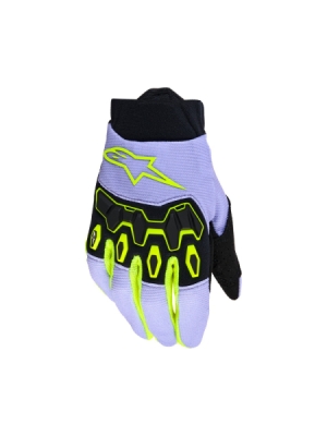 rukavice FULL BORE V2 YOUTH/KIDS, ALPINESTARS, dětské (fialová/žlutá fluo, vel. M)