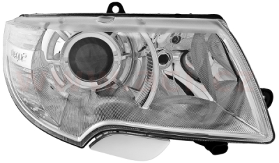 přední světlo H7+H3 (el. ovládané + motorek) ORIGINÁL, P