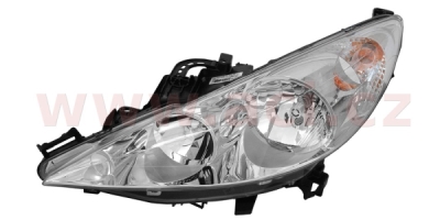 přední světlo H7+H1 (el. ovládané + motorek) Valeo (prvovýroba) L