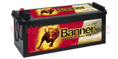 150Ah baterie, 850A, levá BANNER Buffalo Bull EFB 513x189x195(220)