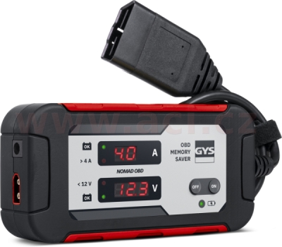 zařízení pro záložní napájení pří výměně autobaterie GYS NOMAD OBD