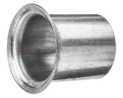 opravný díl výfuku TYLL vnější průměr tr. 55 (konus-samička), průměr kon. 72 mm, tloušťka 2mm