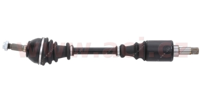 poloosa AVORD délka 611 mm, 21 drážek u kola, 22 drážek u převodovky (převodovka MA5A), L, repasovaný originál (+vratná část 595Kč