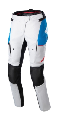 kalhoty STELLA ANDES DRYSTAR HONDA kolekce, ALPINESTARS (světle šedá/černá/modrá/červená, vel. S)