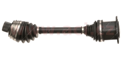 přední poloosa AVORD délka 495 mm, 42 drážek u kola, 6x M8 průměr 81,9 mm u převodovky, L=P, repasovaný originál (+vratná část 595