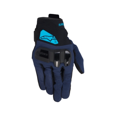 rukavice CHROME V2, ALPINESTARS (černá/modrá/světle modrá, vel. 2XL)