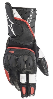 rukavice SP-2, ALPINESTARS (černá/bílá/červená, vel. S)