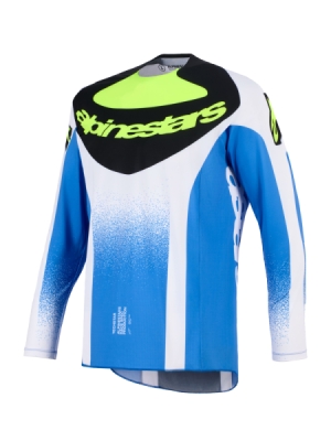 dres TECHSTAR KNIF, ALPINESTARS (modrá/černá/žlutá fluo, vel. XL)