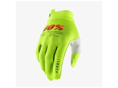 rukavice iTRACK, 100% - USA (fluo zelená, vel. 2XL)