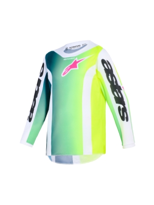 dres FLUID PORTL YOUTH, ALPINESTARS, dětské (zelená/bílá/černá, vel. L)