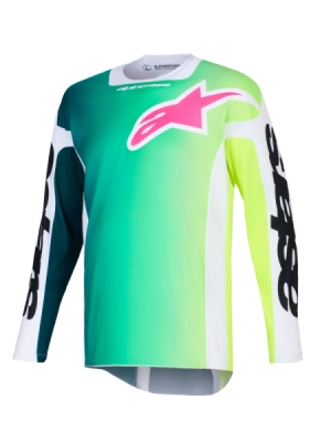 dres RACER PORTL, ALPINESTARS (zelená/bílá/černá, vel. XL)