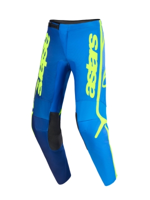 kalhoty FLUID APEX, ALPINESTARS (modrá/žlutá fluo, vel. 34)