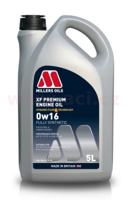 MILLERS OILS motorový olej plně syntetický XF Premium 0w16 5l