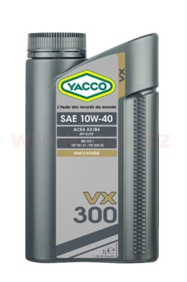YACCO motorový olej polosyntetický VX 300 10W40 1l