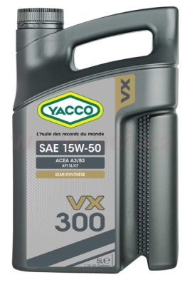 YACCO motorový olej polosyntetický VX 300 15W50 5l