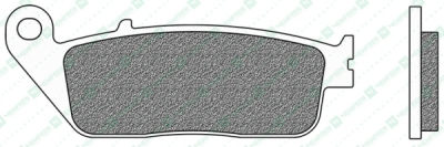 brzdové destičky, NEWFREN (směs ROAD TOURING SINTERED) 2 ks v balení
