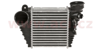 intercooler 1.9TDi 96kW (±AUT) otvor pro čidlo 12 mm, vstup/výstup vnitřní průměr 66 mm [185*190*85] (ŠKODA, VW)