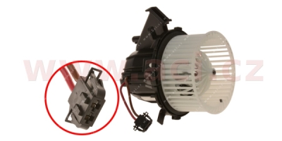 vnitřní ventilátor topení a klimatizace