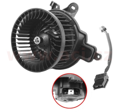 vnitřní ventilátor topení