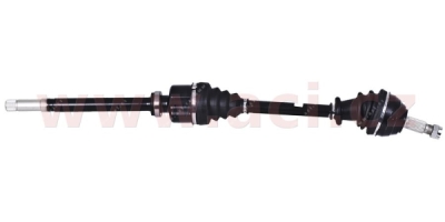 poloosa AVORD délka 980 mm, 27 drážek u kola, 37 drážek u převodovky, P, repasovaný originál (+vratná část 595Kč/24€)
