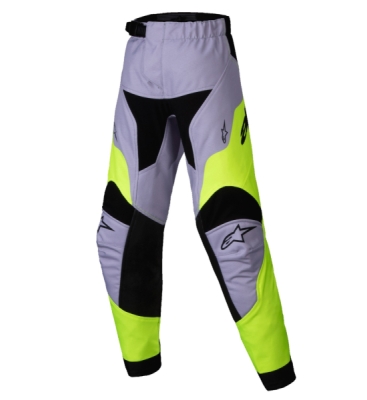 kalhoty RACER VEIL KIDS, ALPINESTARS, dětské (šedá/žlutá fluo, vel. 20)
