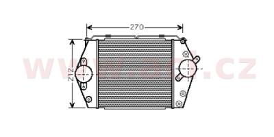 intercooler 2.0 CiTD (±AC) [205*198*64]