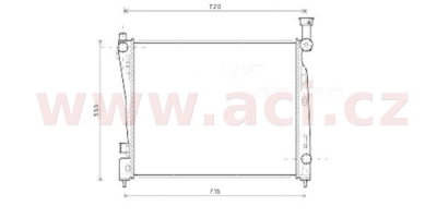 chladič 5.7i 16V (+A±AC), 6.4i 16V (+A±AC)