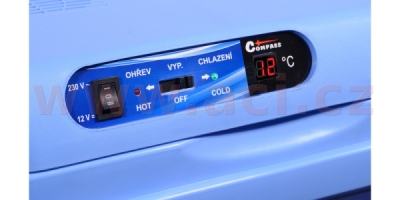 chladící box 25l, 230/12V display