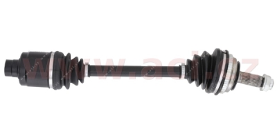 poloosa AVORD délka 610 mm, 28drážek u kola, 27 drážek u převodovky, +ABS 50z, přední, L, repasovaný originál (+vratná část 595Kč/