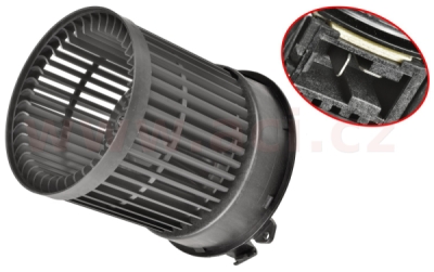 vnitřní ventilátor topení a klimatizace