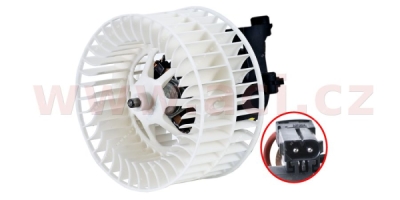 vnitřní ventilátor topení a klimatizace