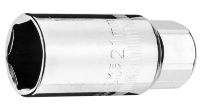 klíč na svíčky extra tenký s gumou (21 mm) 3/8"