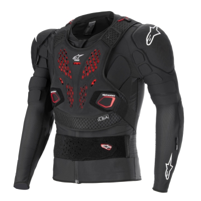 chránič těla BIONIC PRO V3 PLASMA, ALPINESTARS (černá/červená/bílá, vel. S)