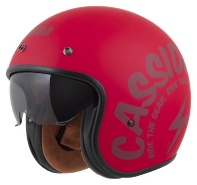 přilba Oxygen 2.0 Gear, CASSIDA (červená matná/tmavě červená, vel. XS)