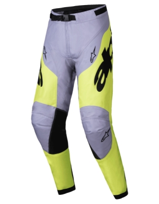 kalhoty RACER VEIL, ALPINESTARS (šedá/žlutá fluo, vel. 32)
