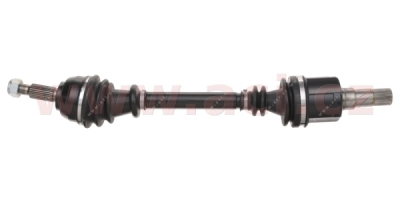 poloosa AVORD délka 640 mm, 25 drážek u kola, 39 drážek u převodovky (převodovka ND0), L, repasovaný originál (+vratná část 595Kč/