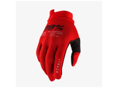 rukavice iTRACK, 100% - USA (červená, vel. S)