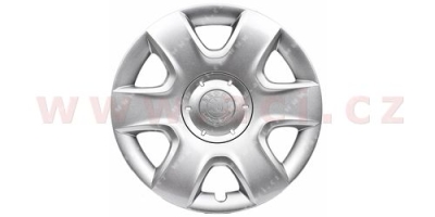 ozdobný kryt kola (poklice) 15" černostříbrná HERMES ORIGINÁL