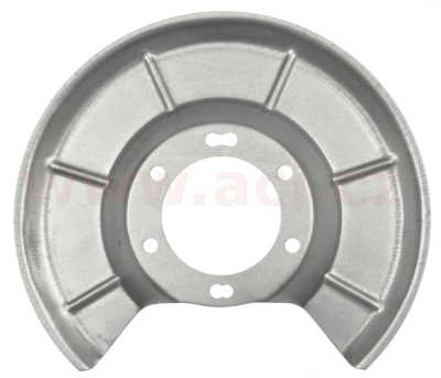 prachový štít zadního brzdového kotouče o průměru 280mm (vnitřní/vnější průměr 87/310mm)  L=P