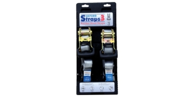 popruhy Straps 3 nastavitelné a zesílené, OXFORD (šedé, šířka 25 mm)
