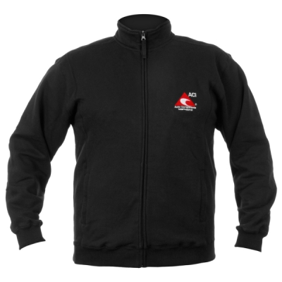 mikina černá na zip (vel. XL)