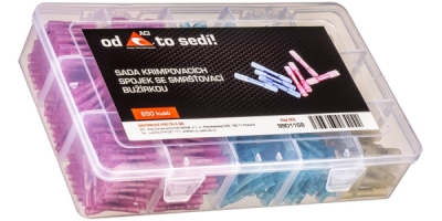 sada krimpovacích spojek se smršťovací bužírkou (650 ks)