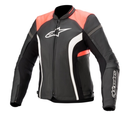 bunda STELLA KIRA, ALPINESTARS, dámská (černá/růžová fluo, vel. 44)