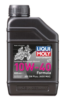 LIQUI MOLY Motorbike 4T 10W40 Formula, syntetický motorový olej 800 ml