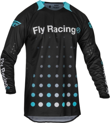 dres EVOLUTION DST. FLY RACING - USA 2024 (černá/modrá, vel.L)
