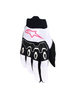 rukavice STELLA FULL BORE V2, ALPINESTARS, dámské (bílá/růžová fluo/černá, vel. XL)